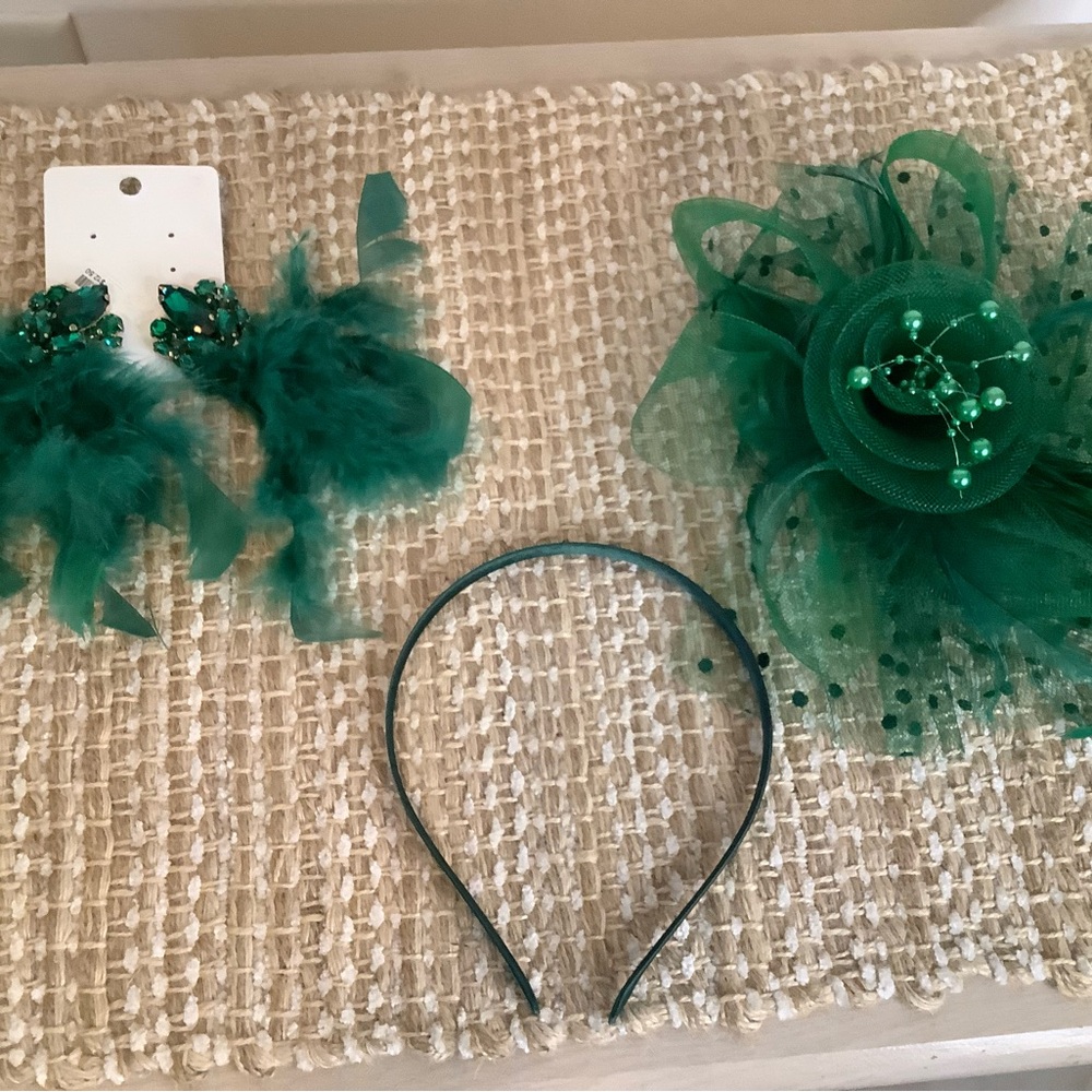 Fascinator Hat in green